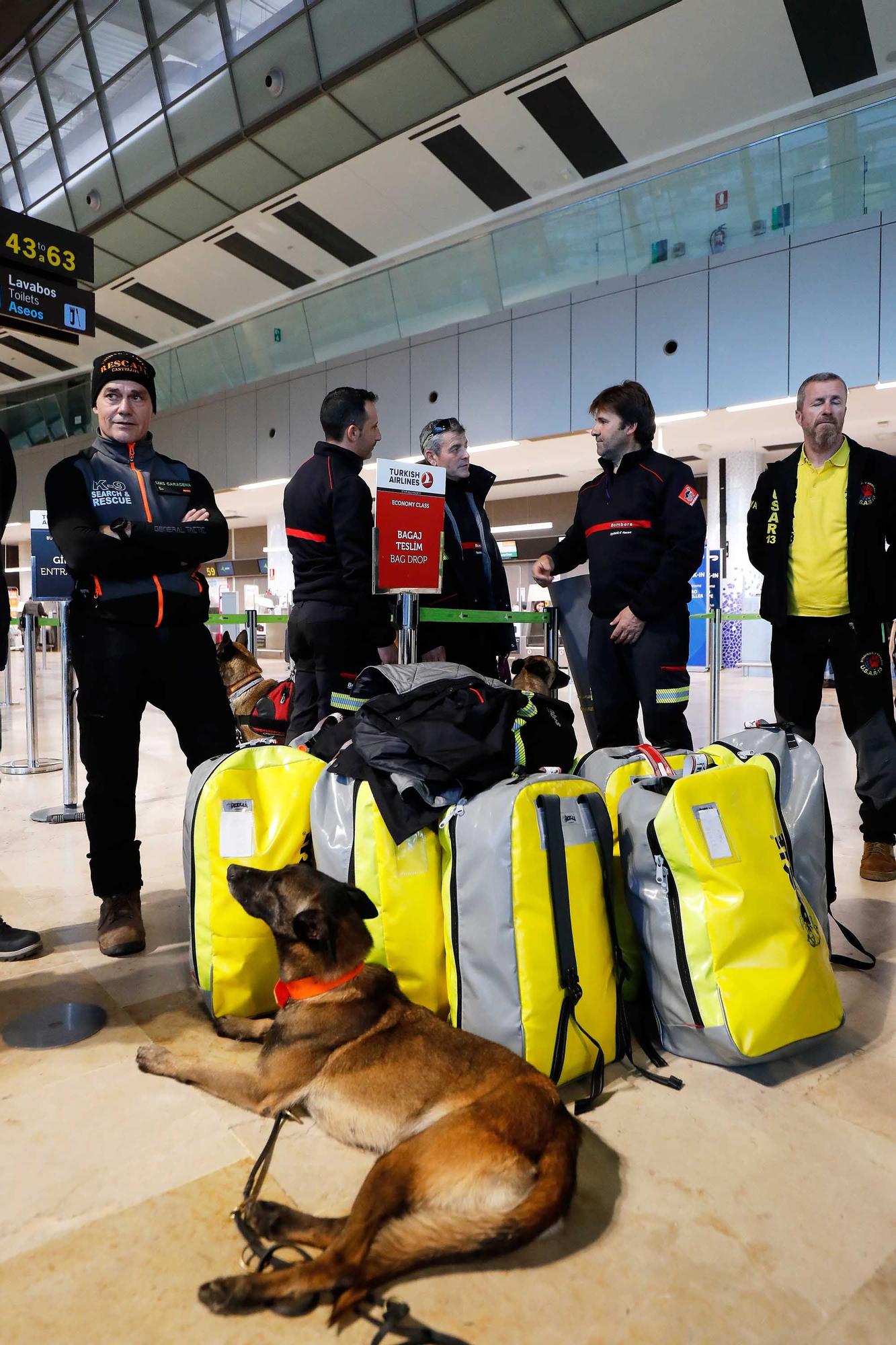 Nueve bomberos de Alicante viajan a Turquía para Ayudar en las tareas de rescate