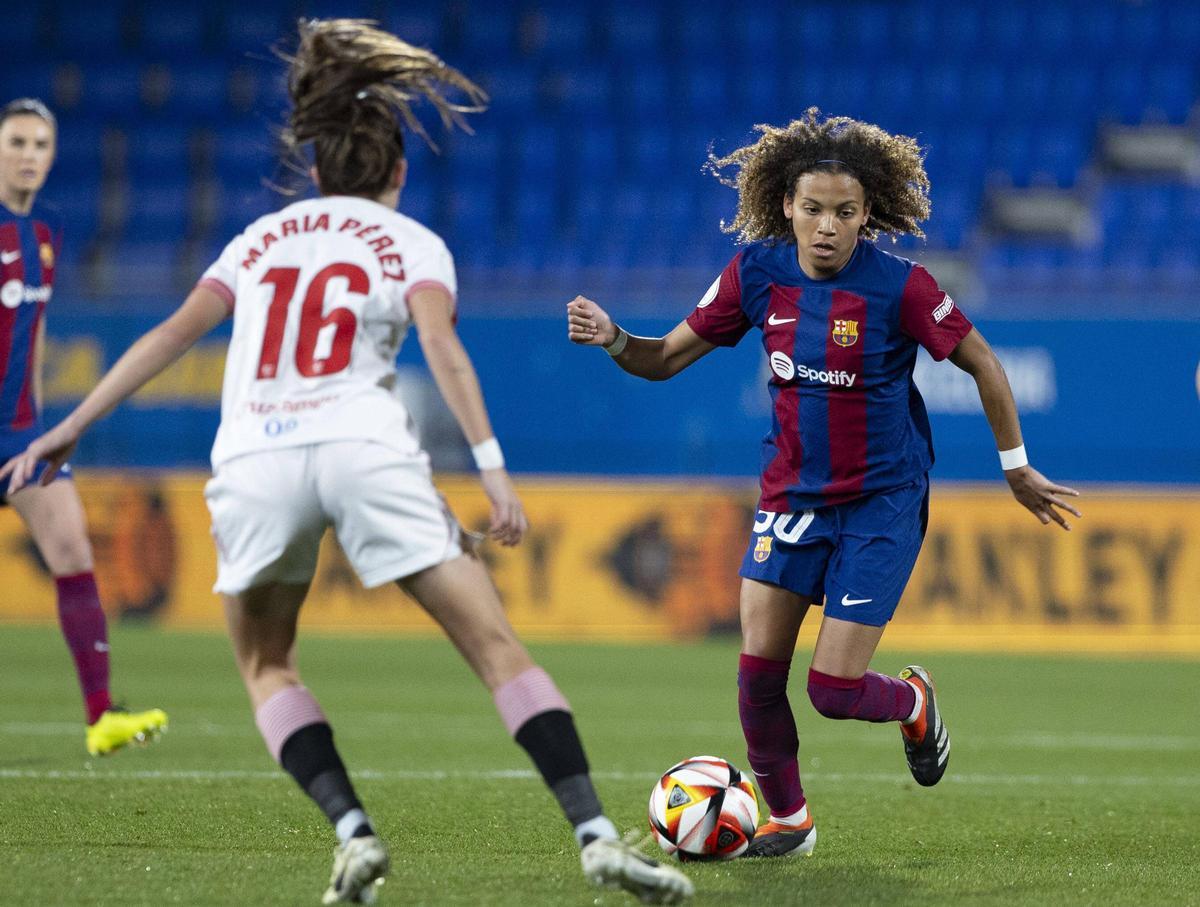 Copa de la Reina. Cuartos. FC Barcelona - Sevilla, en imágenes