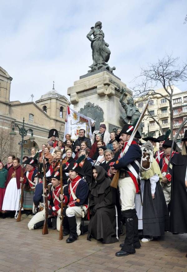 Fotogalería: Recreacionistas homenajean Los Sitios de Zaragoza