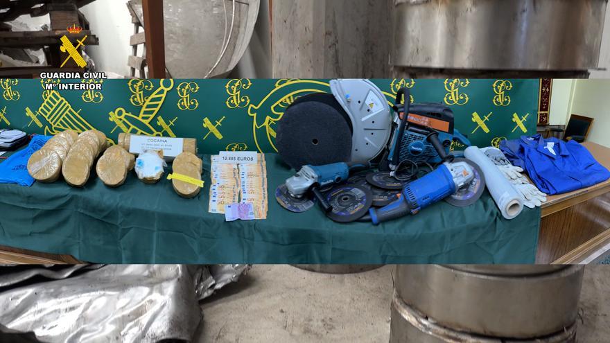 Incautados casi 28 kilos de cocaína procedentes de Colombia en La Muela