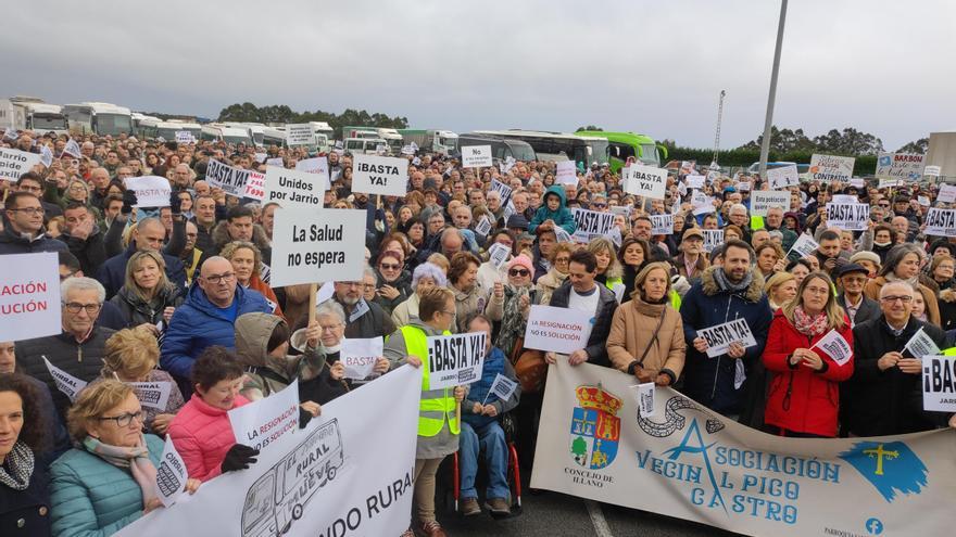 Convocan una nueva concentración de protesta &quot;ante el grave empeoramiento de la situación de Jarrio&quot;