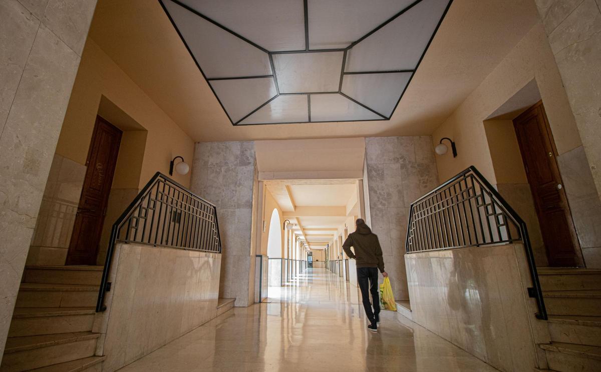 Interior del antiguo asilo del Camí y futura pinacoteca.