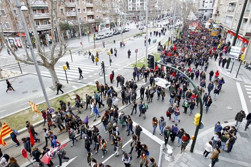 Manifestación estudiantes en contra del 3+2