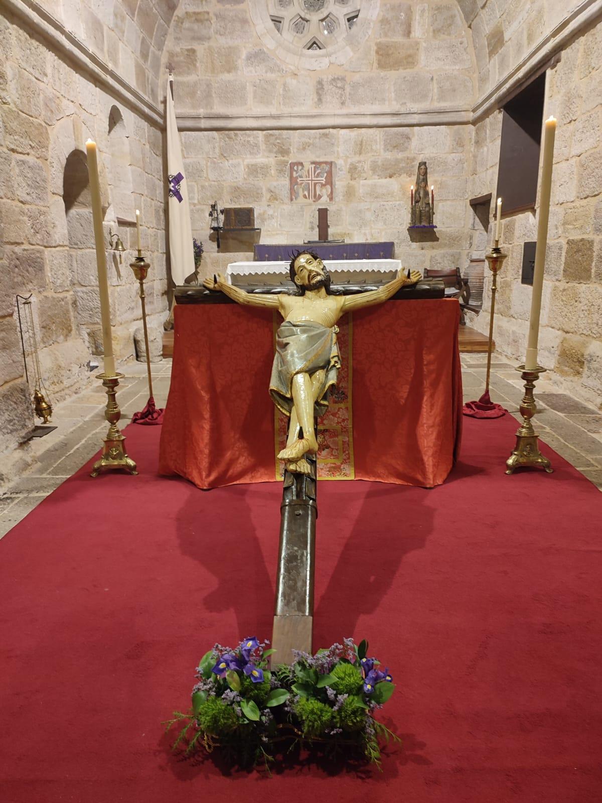 El Cristo, una vez finalizado el descendimiento.