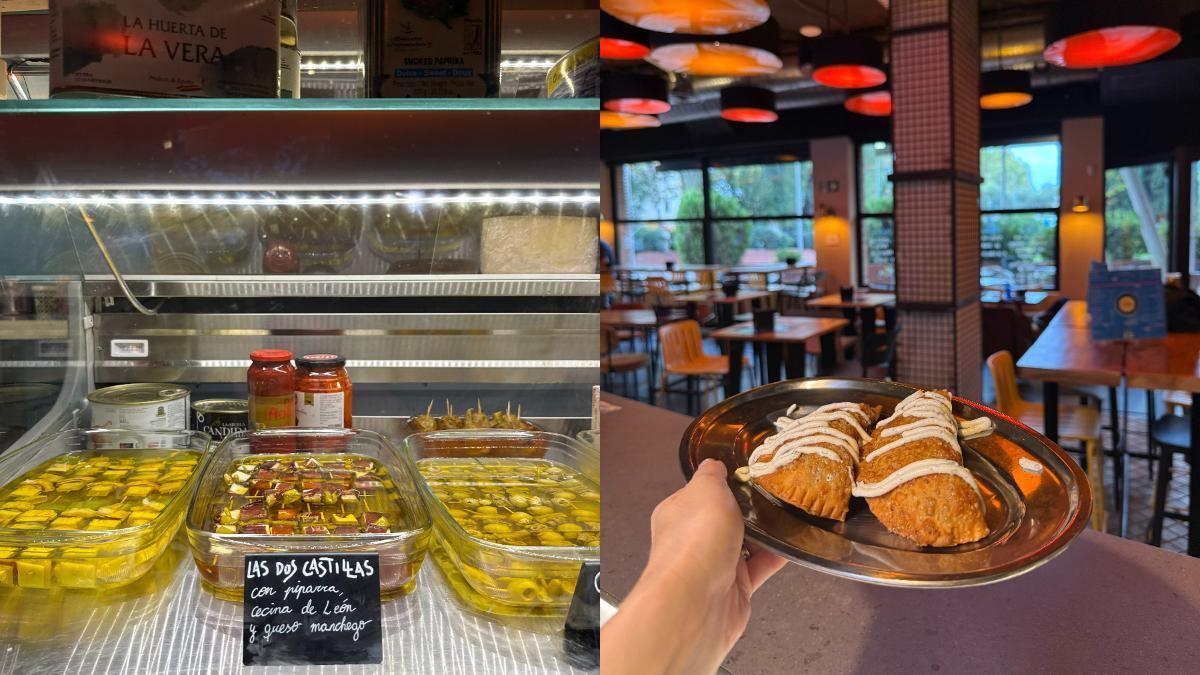 Selección de platos de Costello Market: cocina de mercado con clásicos castizos y propuestas para compartir en su nuevo local de Arganzuela, frente al Matadero de Madrid.