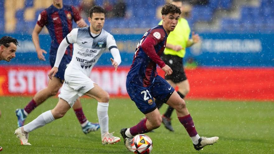 Noah Darvich se estrenó con el filial del Barça ante el Teruel