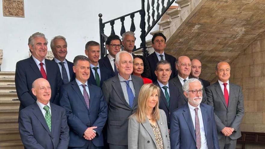Chamorro, con otros presidentes de TSJ |