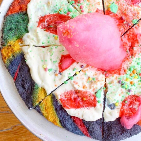 La pizza unicornio de Industry Kitchen