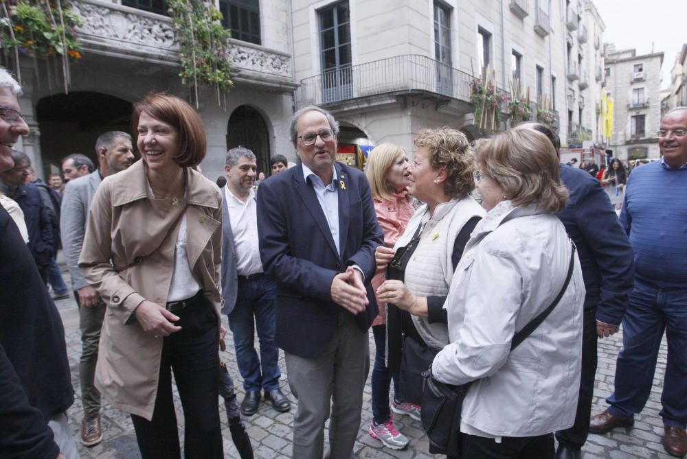 Quim Torra, a Girona per Temps de Flors