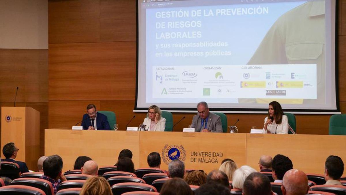 La UMA acoge una jornada sobre la gestión de prevención de riesgos laborales en empresas públicas