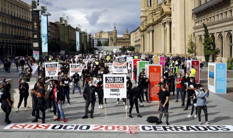 Manifestación de hostelería, ocio y turismo