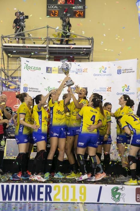 12.05.19. Telde, Gran Canaria. Balonmano femenino temporada 2018-19. Rocasa Gran Canaria-Pogon Szczcin. Final EHF Challenge Cup. Pabellón Rita Hernández . Foto Quique Curbelo  | 12/05/2019 | Fotógrafo: Quique Curbelo