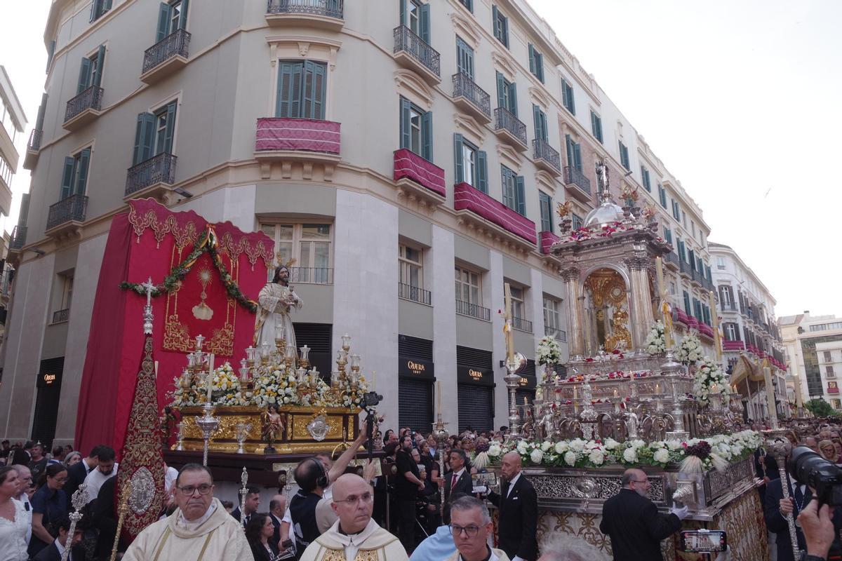 Imágenes del Corpus Christi en Málaga 2026
