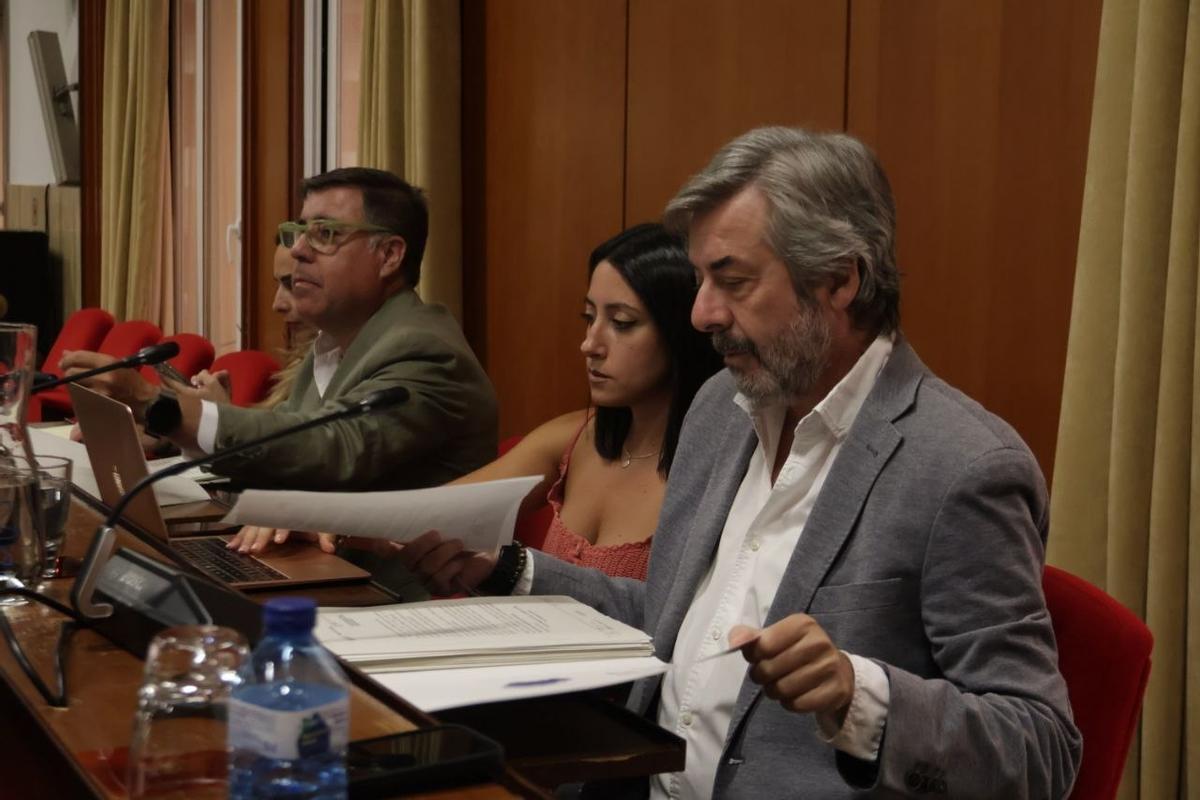 Miguel Ángel Torrico (PP), en el salón de plenos.