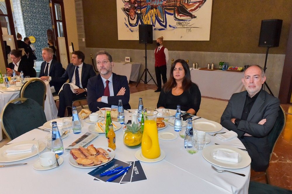 Augusto Hidalgo, en el Foro de Prensa Ibérica en Canarias