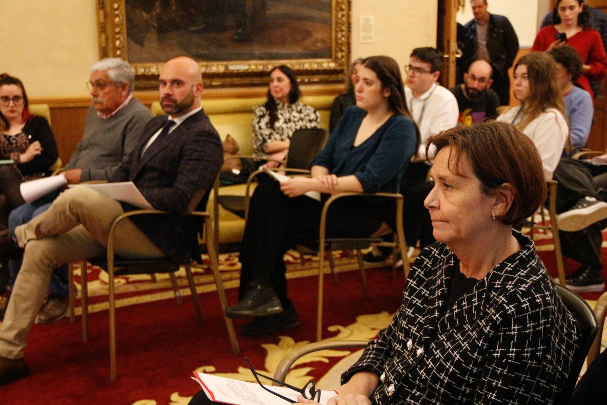 EN IMÁGENES: El Ayuntamiento de Gijón celebra el Día de Europa con la invitación a los colegios embajadores: "Es importante conocer las medidas que toman sobre los jóvenes"