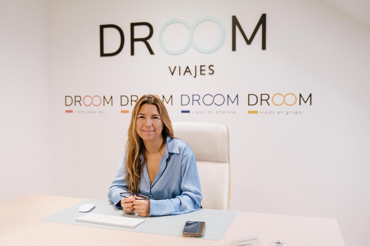 Sara Monge, fundadora de la agencia Droom Viajes, en Madrid.
