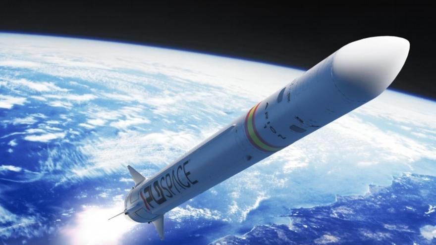 Recreacion del cohete que la empresa de Elche PLD Space espera lanzar al espacio en 2024