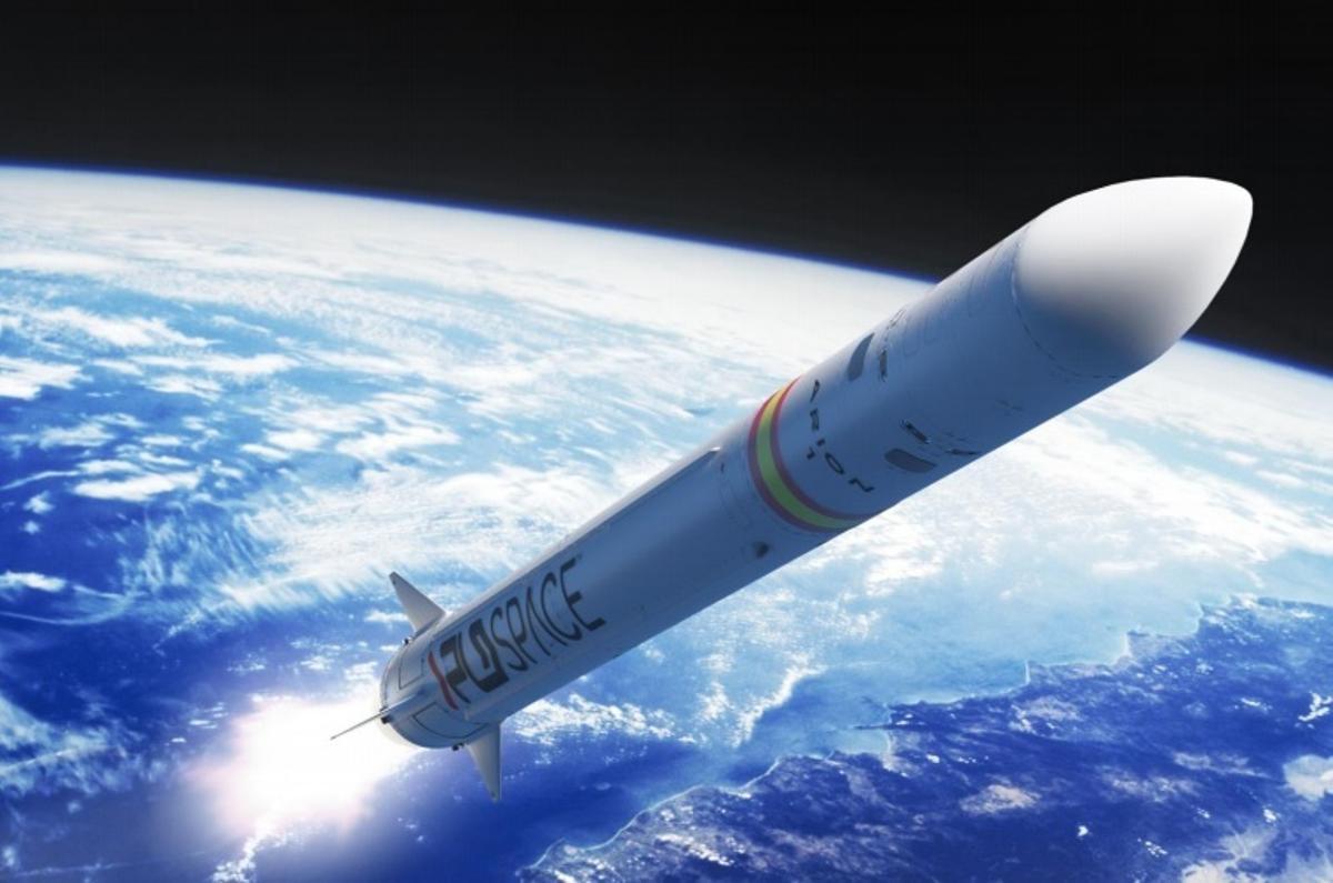 Recreacion del cohete que la empresa de Elche PLD Space espera lanzar al espacio en 2024