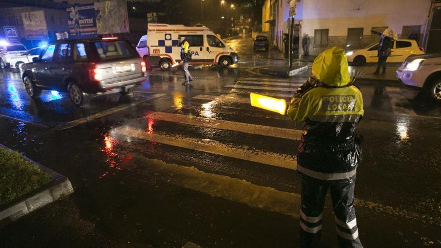 El lugar donde fue atropellado el vecino de Raíces.