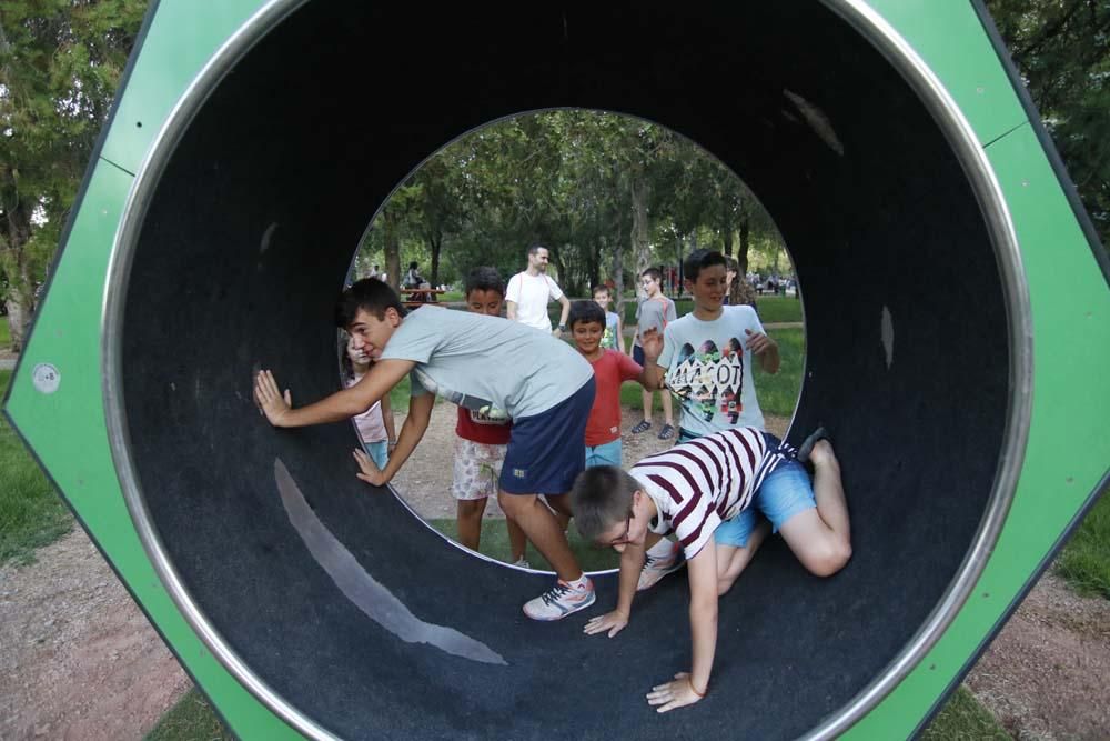 Tarde de bañador en la Ciudad de los Niños