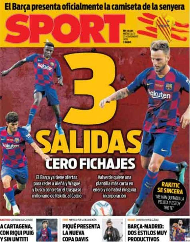 Las portadas del día en la prensa deportiva