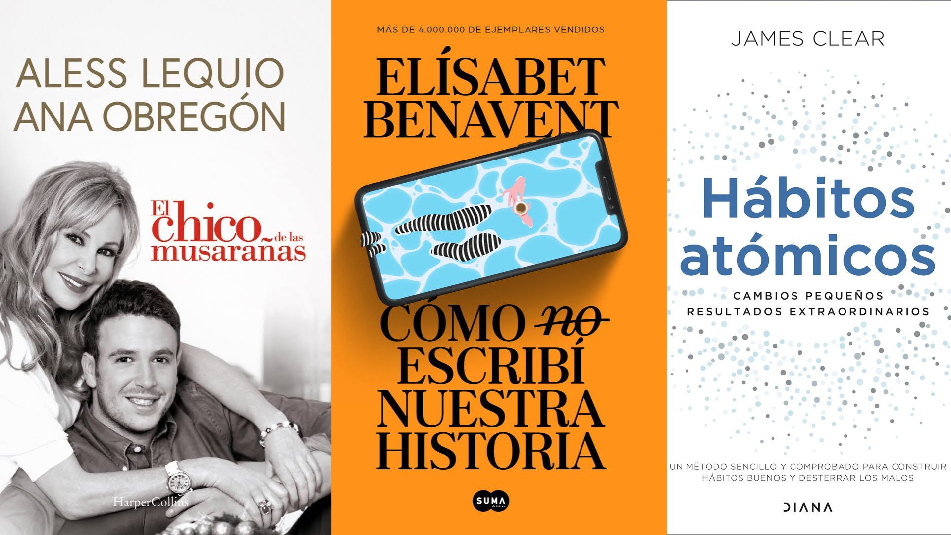DÍA DEL LIBRO 2023  El top 5 de los libros más vendidos en : Ana  Obregón lidera el podio