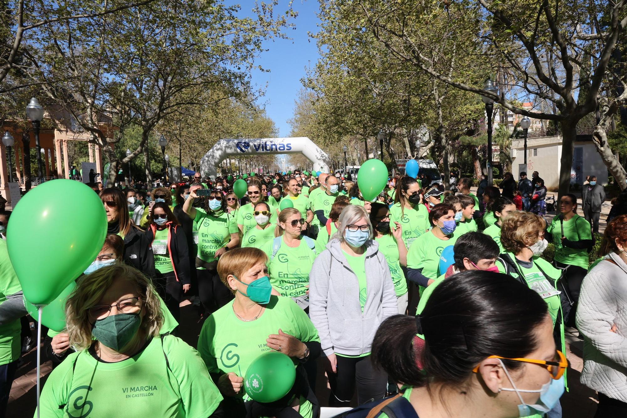 Búscate en la marcha verde contra el cáncer de Castellón