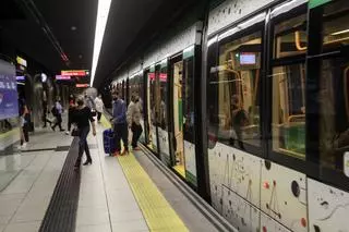 Metro de Málaga recupera pasajeros: transporta a final de 2021 el 82,3% de sus viajeros prepandemia