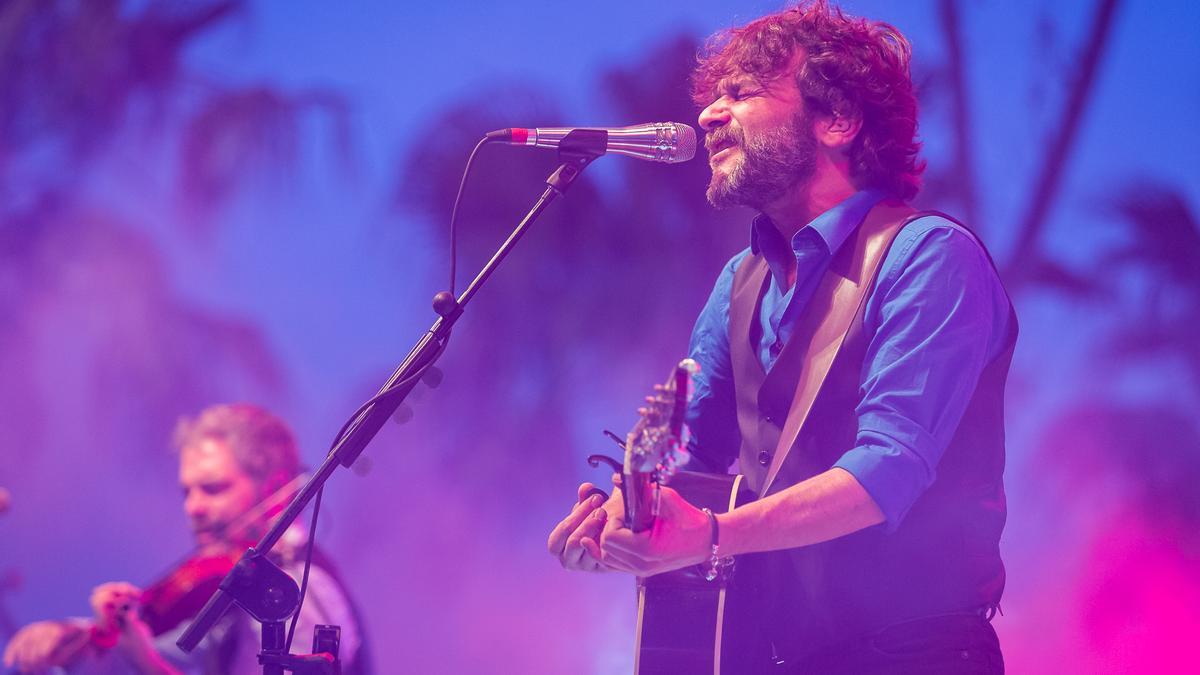 Quique González, en un concierto en Ibiza.