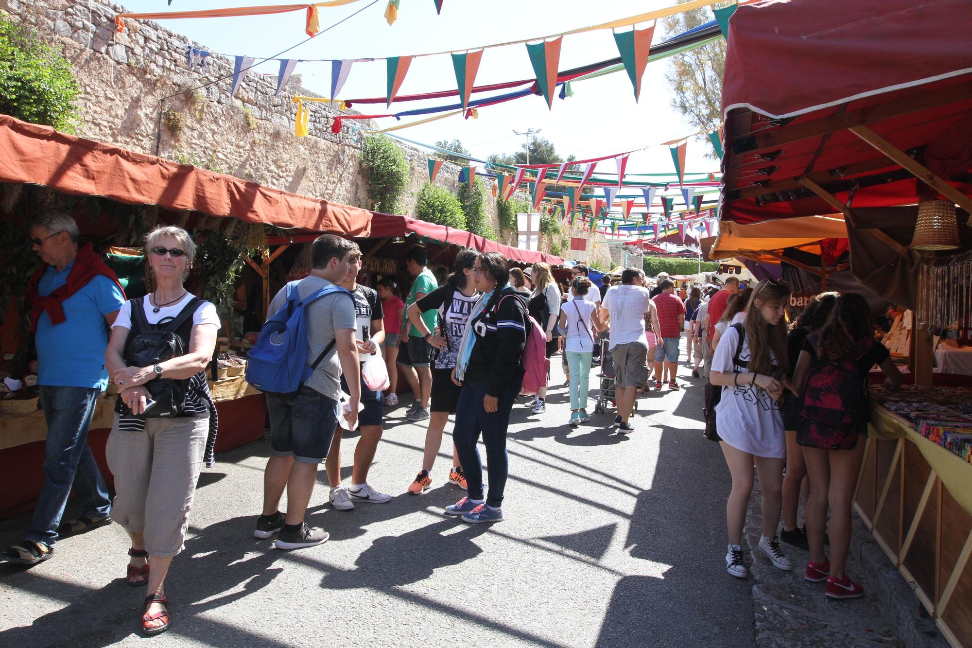 Edición de 2015 de la Feria Medieval de Ibiza.