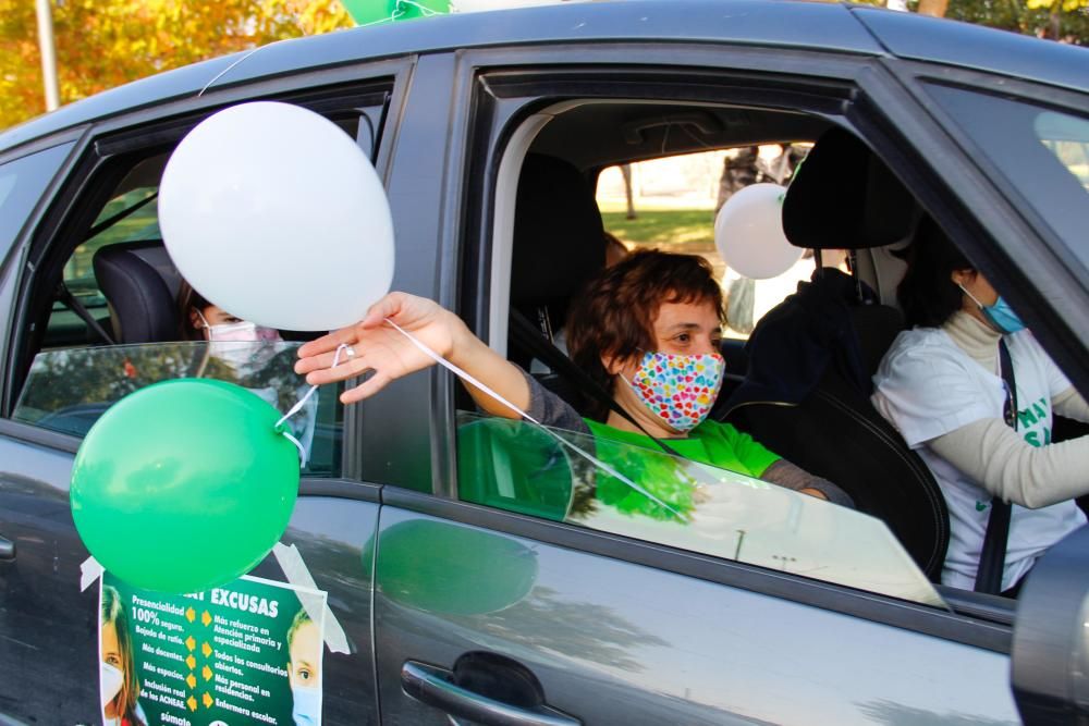 Una marcha teñida de verde y blanco para defender "el bien común"