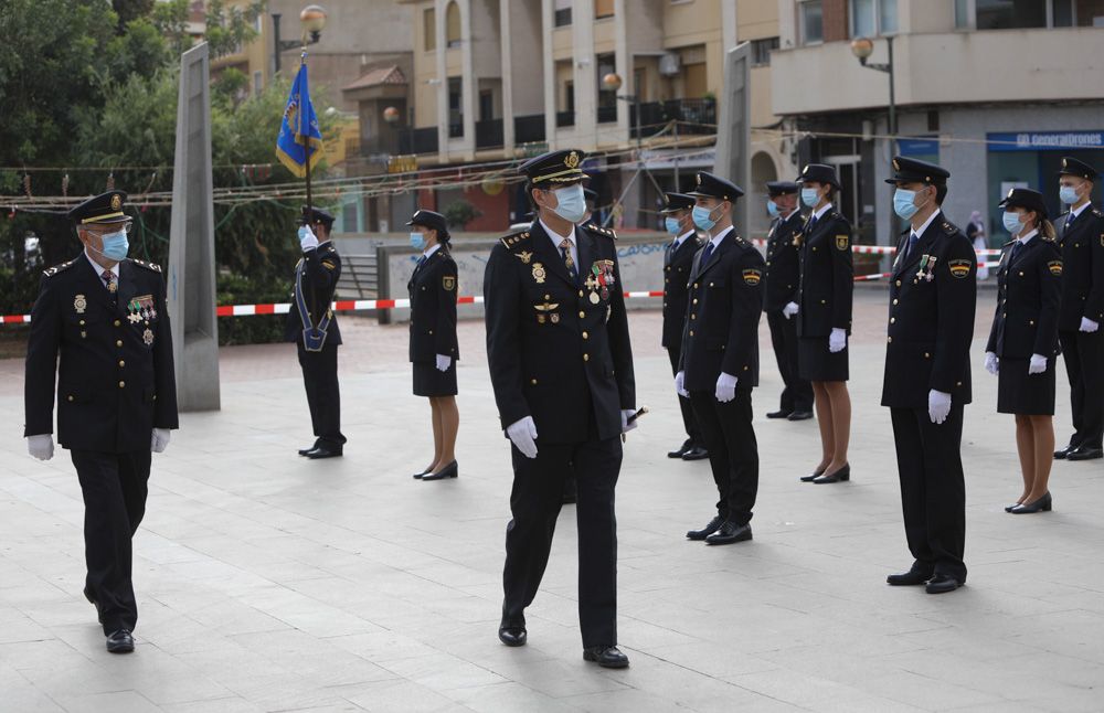 Acto institucional por el Patrón del Cuerpo Nacional de Policía en Sagunt.