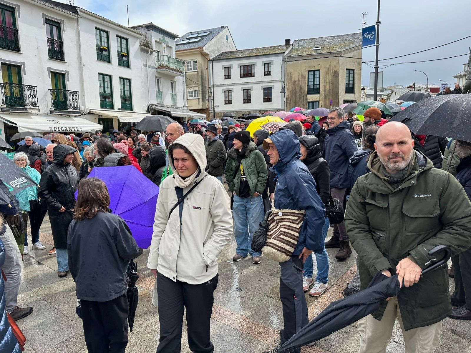 EN IMÁGENES: Protesta contra la mina de oro que se proyecta en Salave (Tapia)