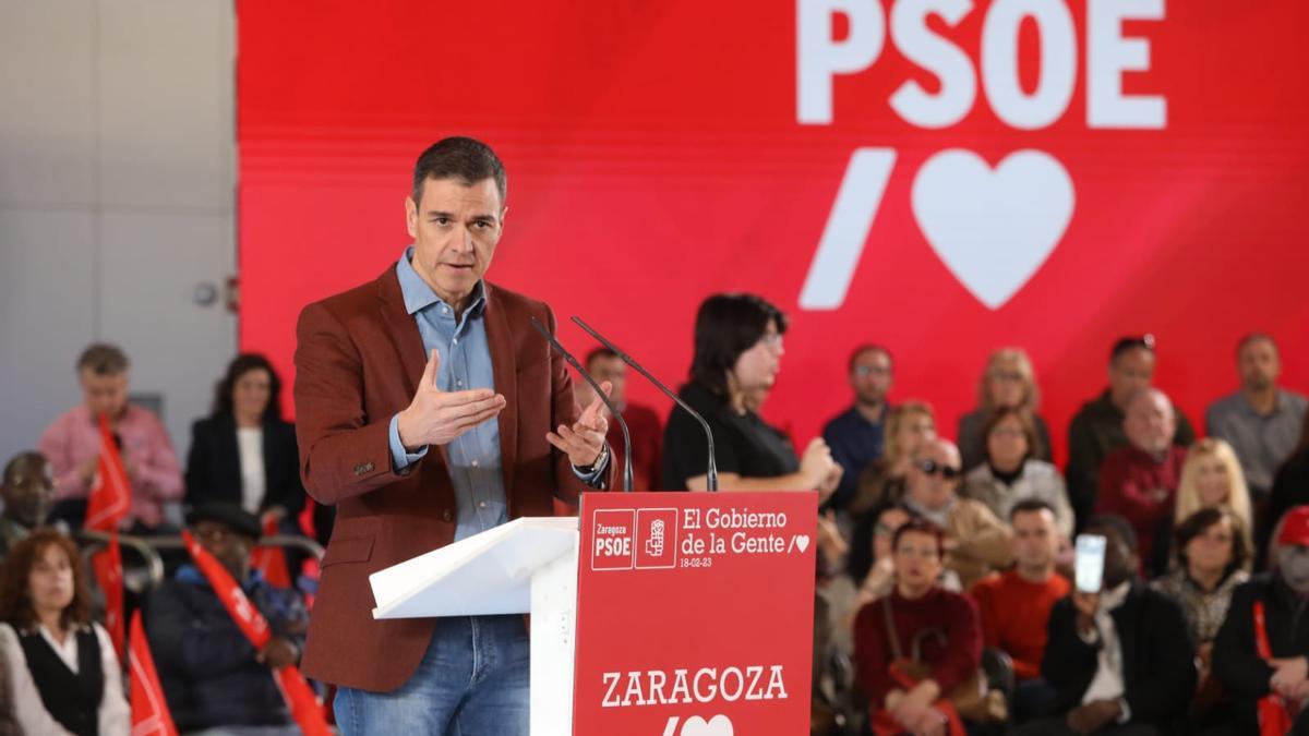 Fotogalería | Mitin de Pedro Sánchez en Zaragoza