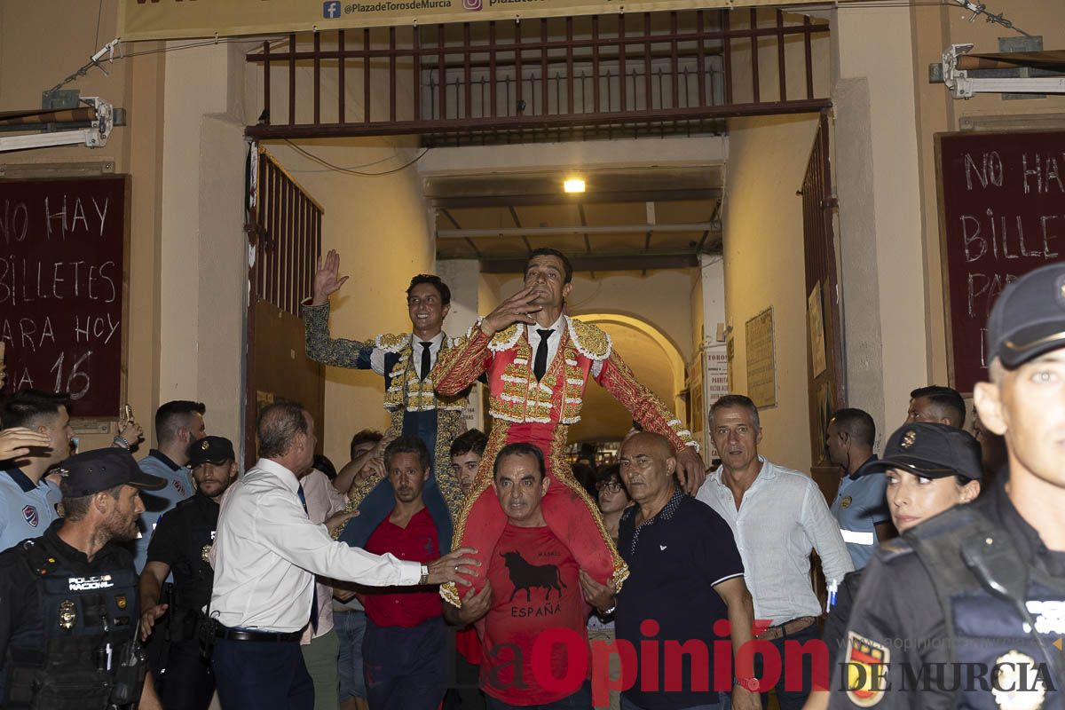 Tercer festejo de la Feria Taurina de Murcia (Talavante, Paco Ureña y Roca Rey), en imágenes