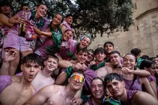 En imágenes | Huesca estalla de fiesta: así ha sido el chupinazo de San Lorenzo