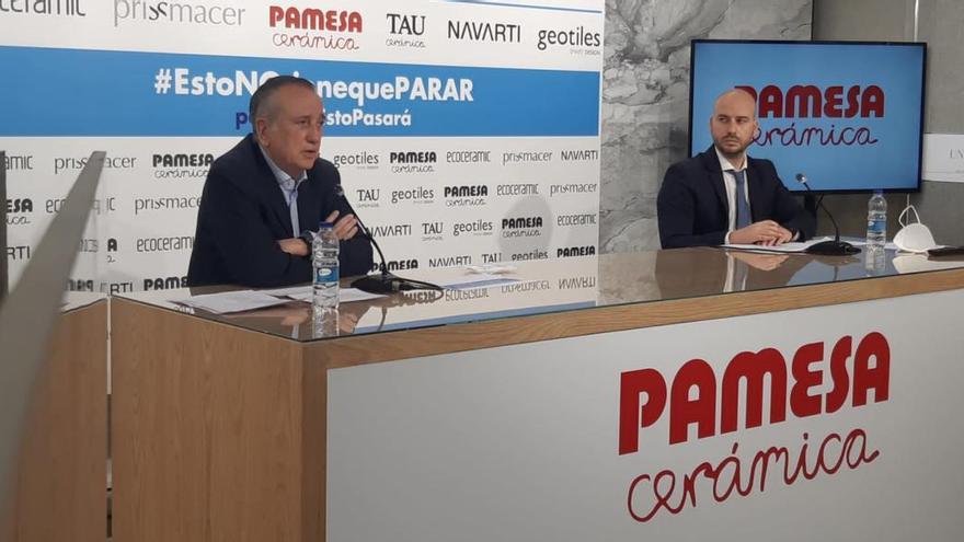 Fernando Roig, presidente de Pamesa, durante una rueda de prensa.