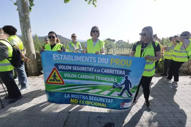 Los vecinos de Establiments exigen poder caminar por el barrio con seguridad