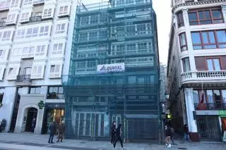 Grandes promotores impulsan un bloque de pisos turísticos en el Cantón Pequeño de A Coruña