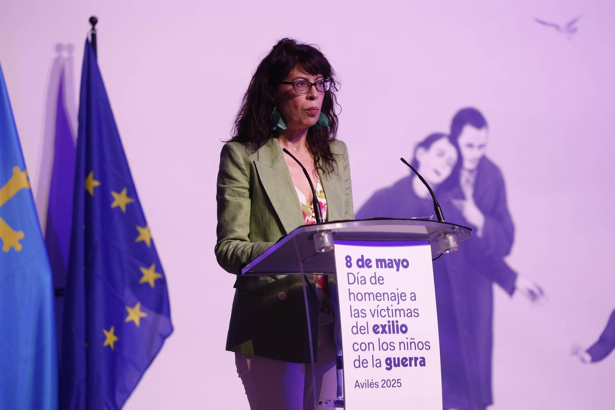 EN IMÁGENES: El homenaje a los niños de la Guerra en Avilés