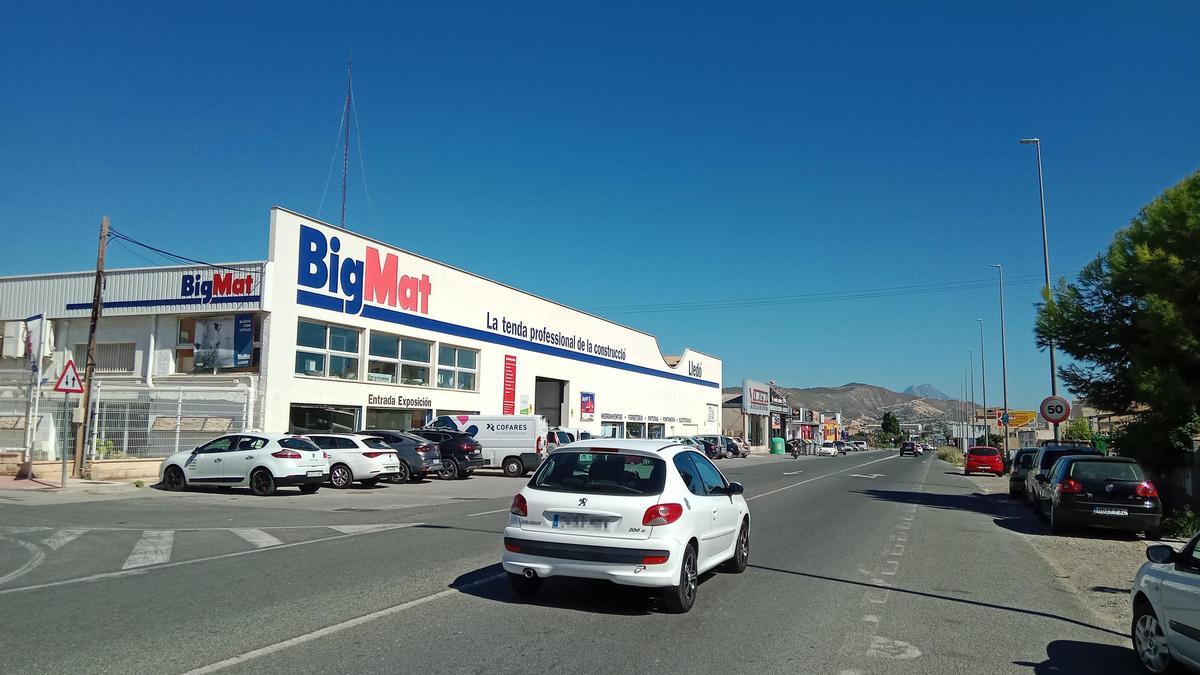 Zona de la calle San Ramón donde se ha registrado el atropello mortal