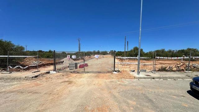 Imagen de las obras que se están llevando a cabo en el polígono de Son Noguera, en Llucmajor. |