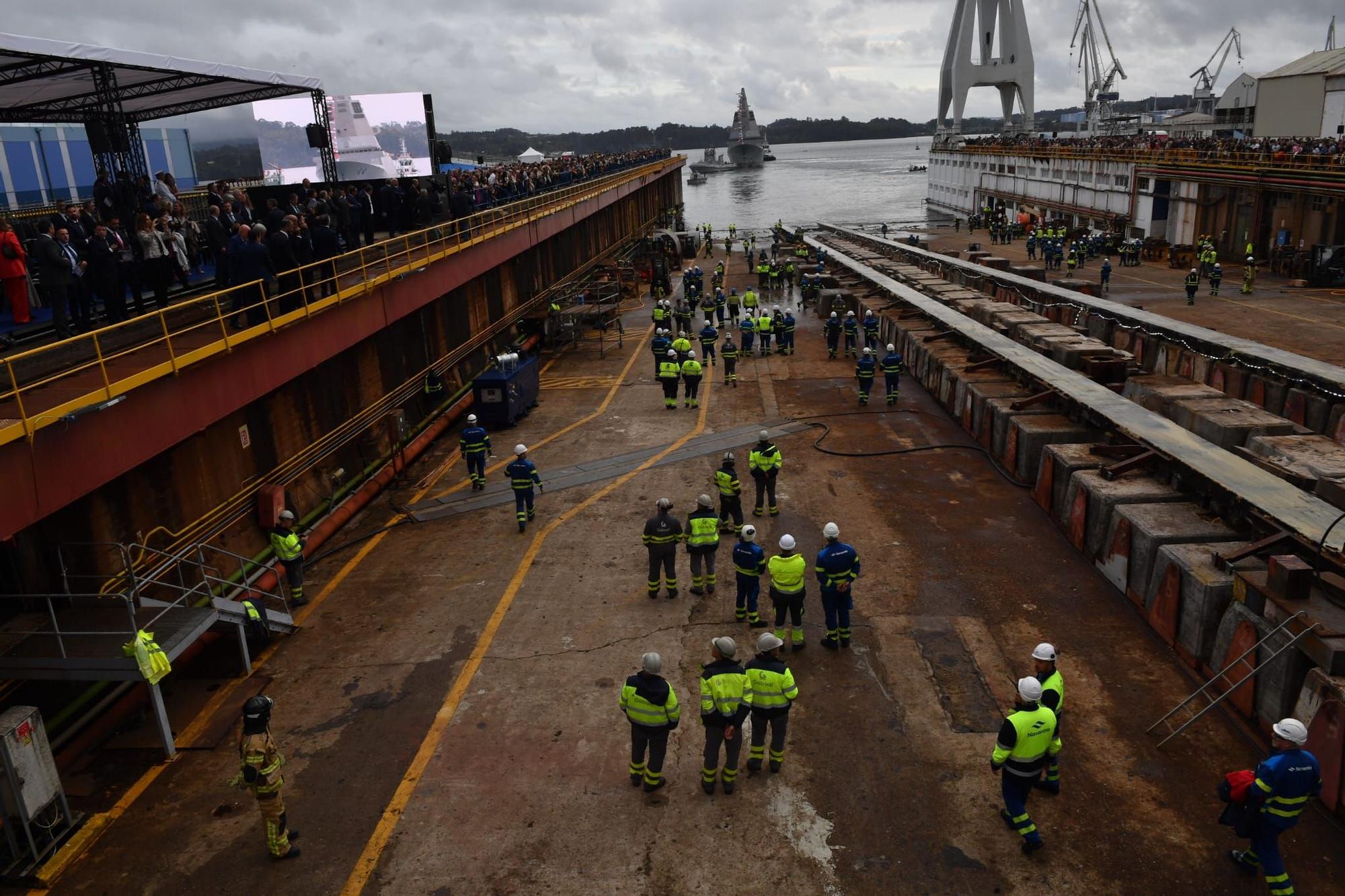 Botadura de la fragata ‘Bonifaz en Ferrol