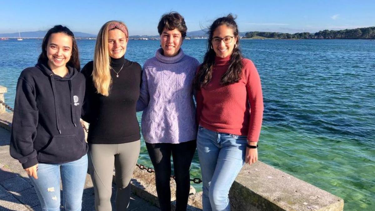 Joyce, Séverine, Nathalie y Olga, integrantes del equipo docente. | // BDRI