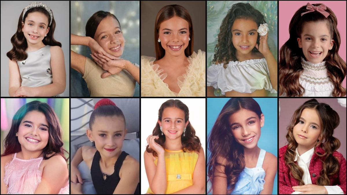 Diez niñas optan al título de reina infantil del Carnaval de Santa Cruz de Tenerife 2026.