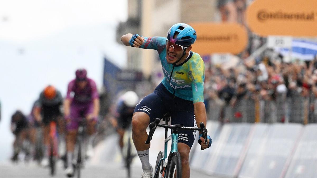 Davide Ballerini, ganador de la sexta etapa en el Giro de Italia