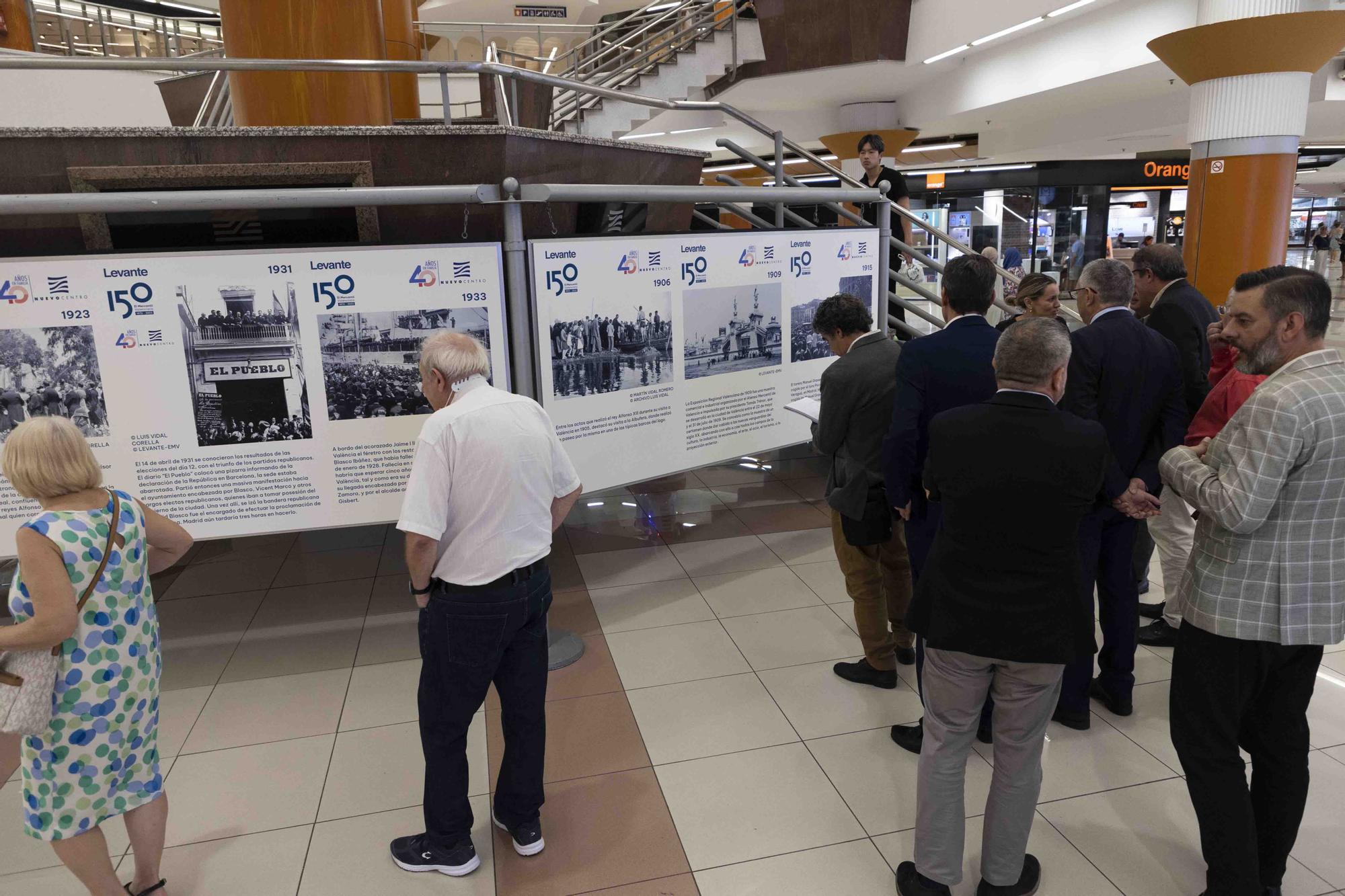 Inauguración de la exposición del 150 aniversario de Levante Emv