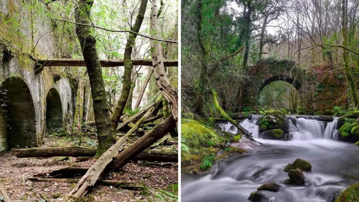 Esta ruta te llevará por cinco fábricas abandonadas y tomadas por la naturaleza.