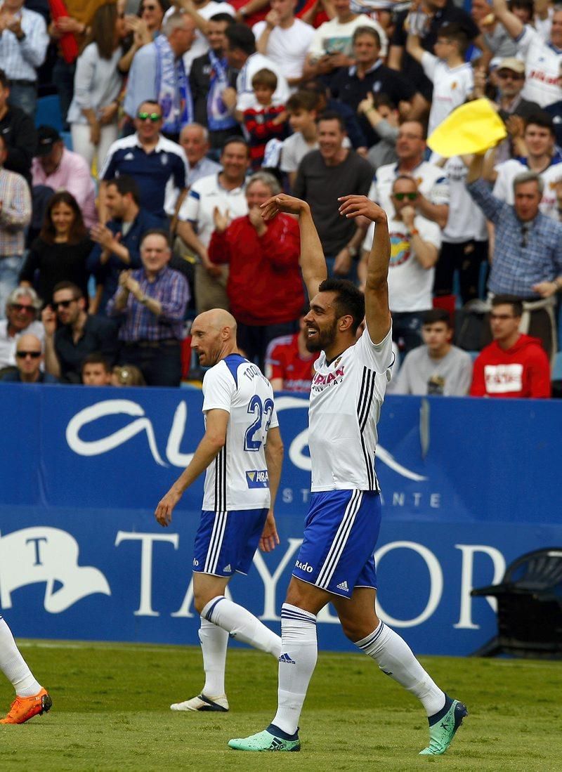 Sufrida victoria del Real Zaragoza contra el Sporting de Gijón